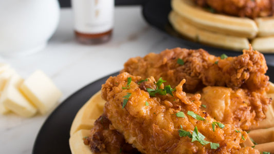 Spicy Fried Chicken & Waffles