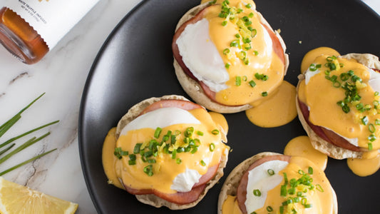 Eggs Benedict with Truffle Hollandaise