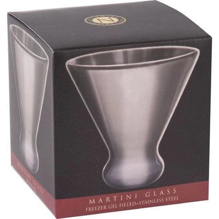 Cork Pops Martini Glass - Stainless Steel