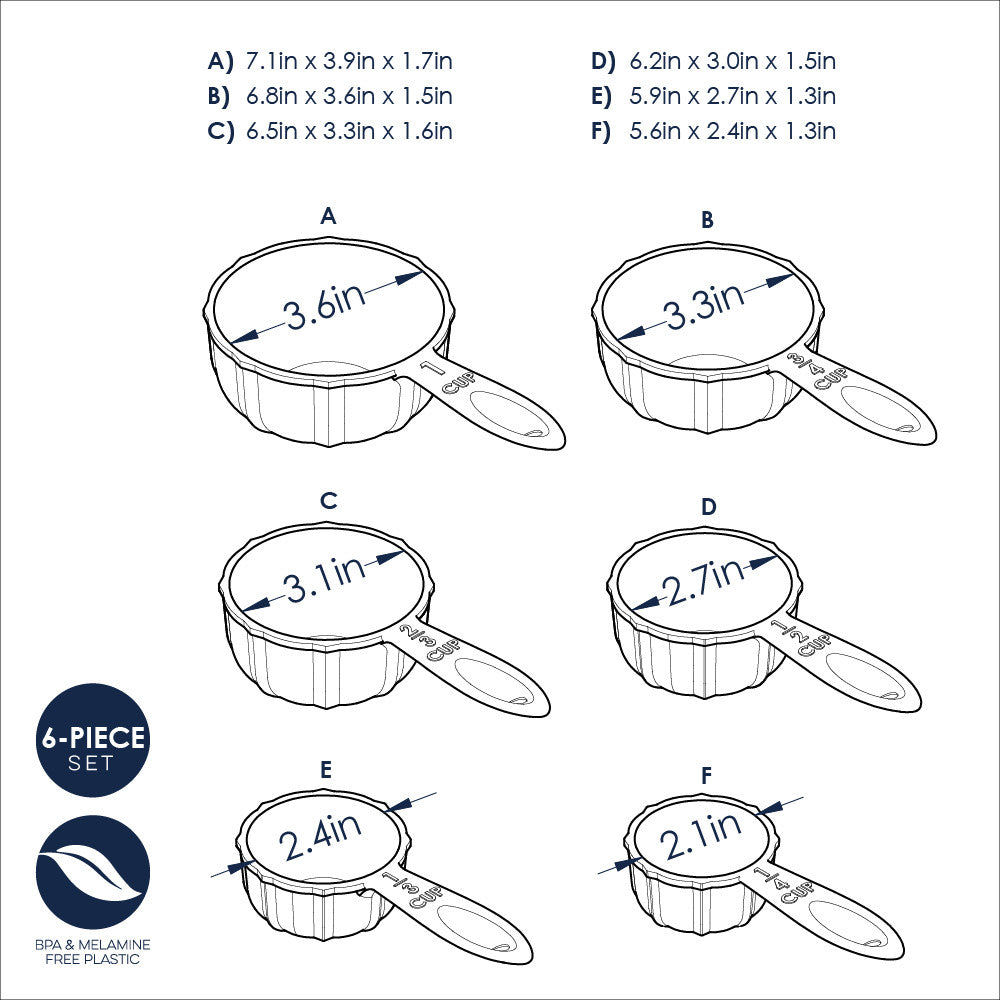 Nordic Ware Bundt® Measuring Cups, Sea Glass