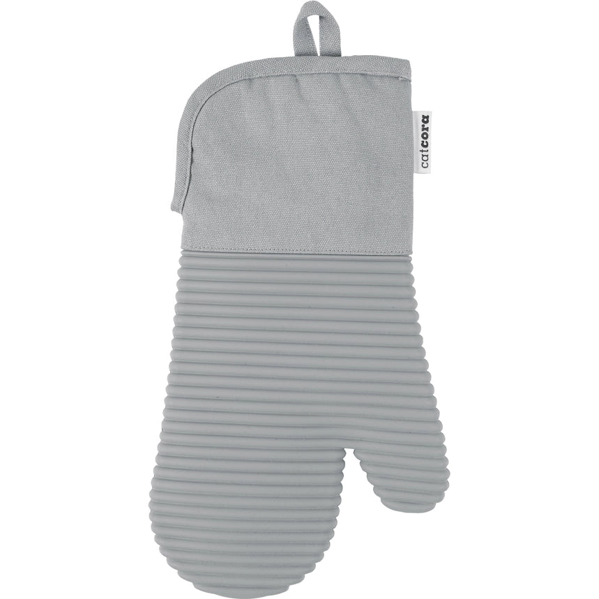 Harold Imports -CatCora Oven Mitt, Heavyweight Cotton and Silicone