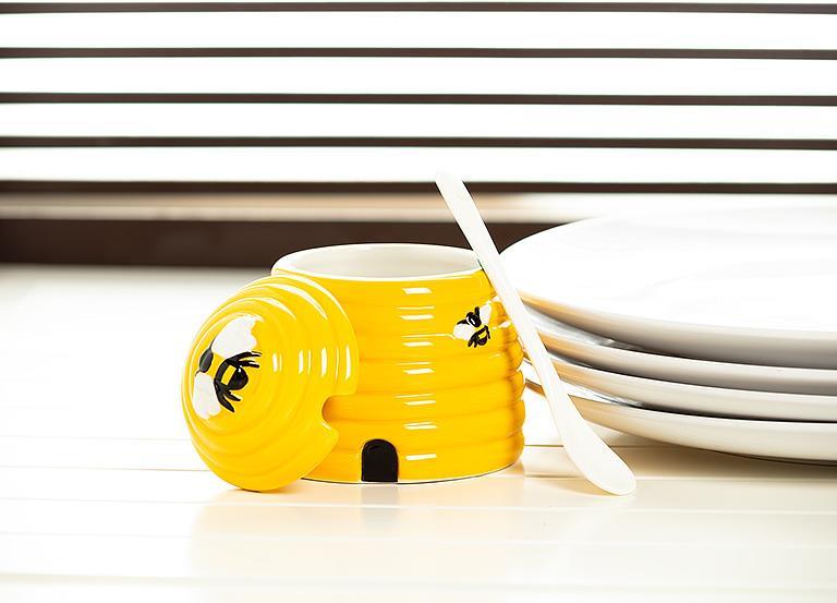 Abbott - Beehive Covered Jar with Spoon