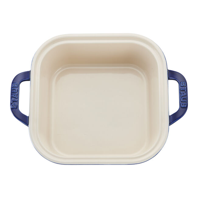 Staub Stoneware 4-pc, Mixed Baking Dish Set, Dark Blue