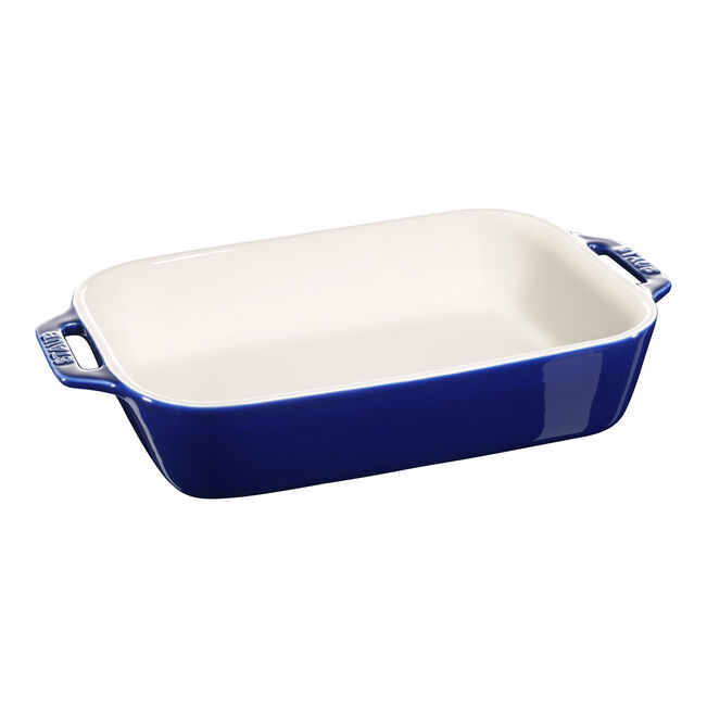 Staub Stoneware 4-pc, Mixed Baking Dish Set, Dark Blue
