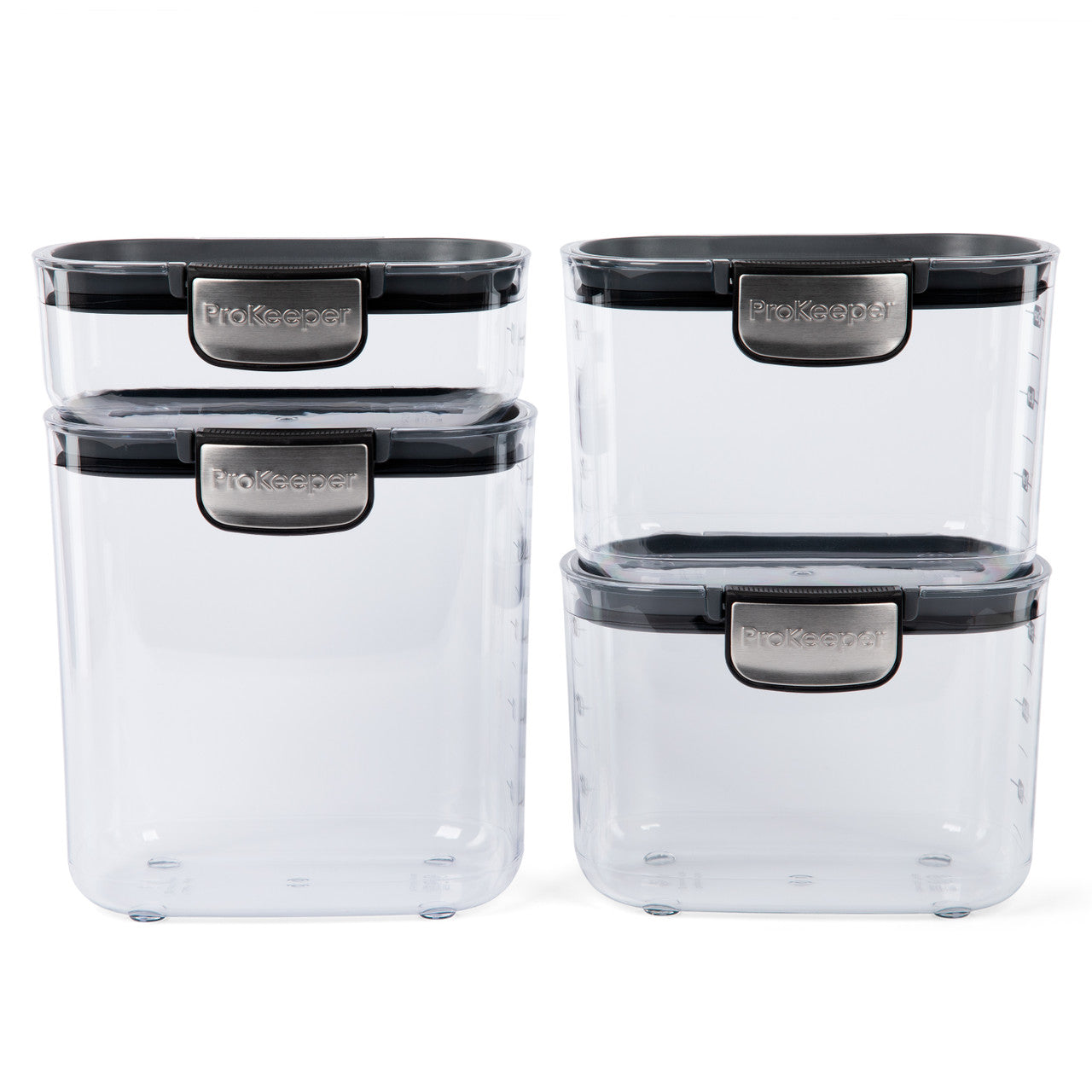 Progressive Int'l 4-Piece Modular Pantry ProKeeper+ Set