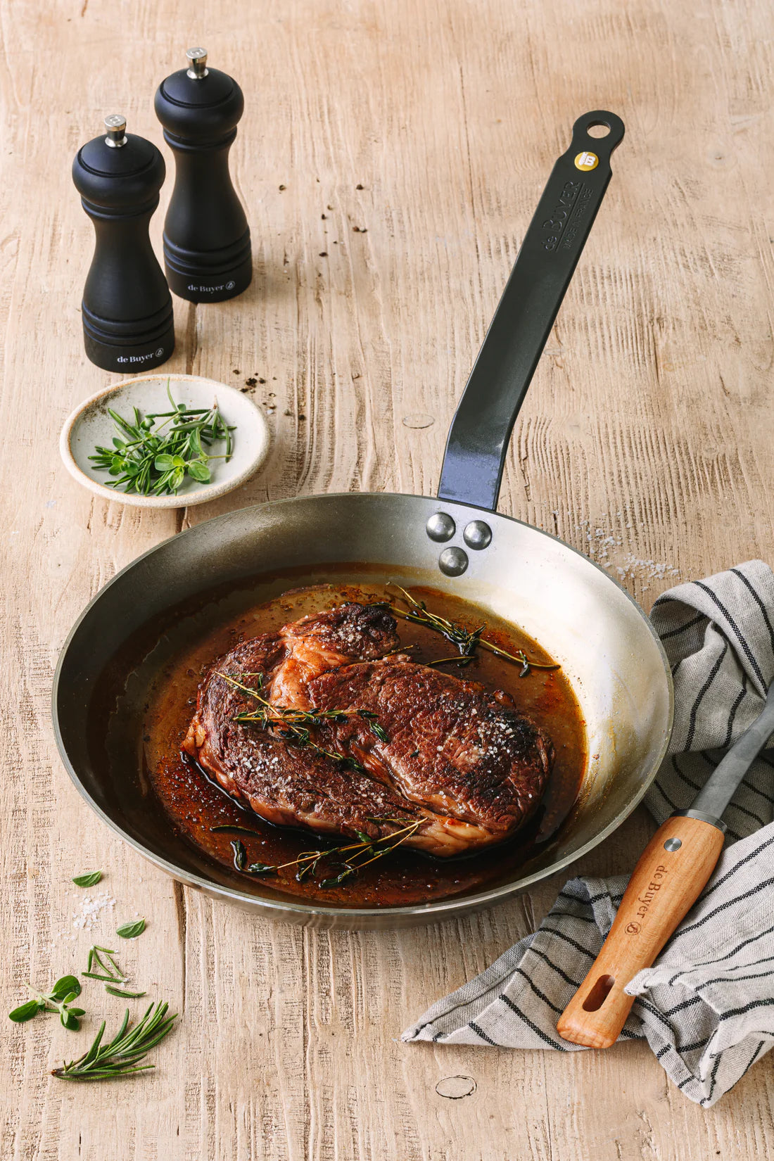 De Buyer Mineral B Fry Pan - 9.5"