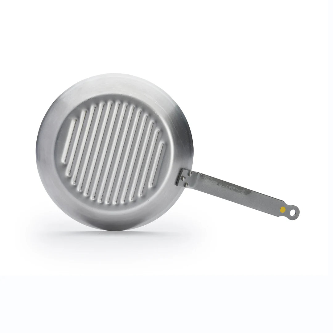 De Buyer Mineral B Round Grill Pan - 26cm or 10.25"