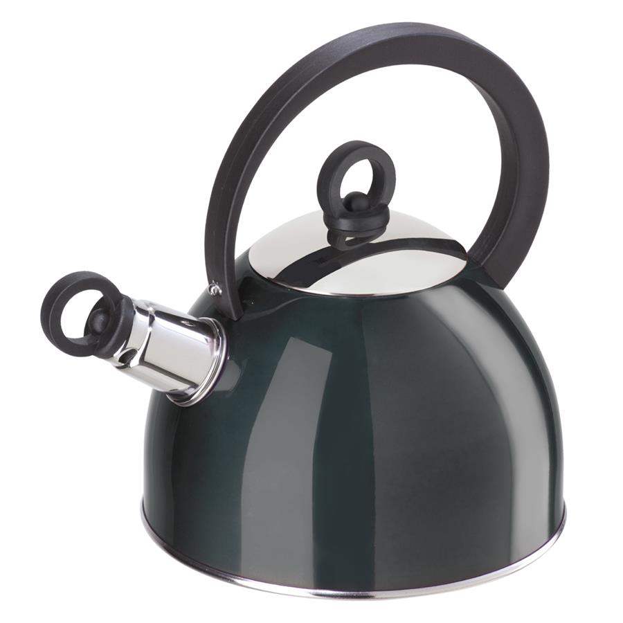 OGGI Stainless Steel Whistling Tea Kettle - 60oz - Black