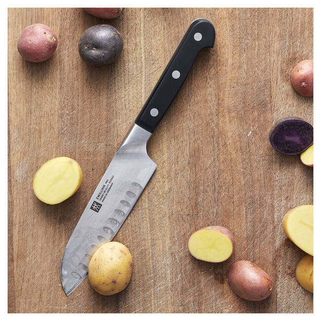 Henckels Pro 5.5-inch, Hollow Edge Santoku Knife