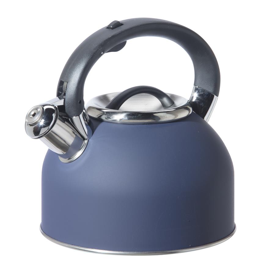 OGGI Stainless Steel Whistling Tea Kettle - Blue