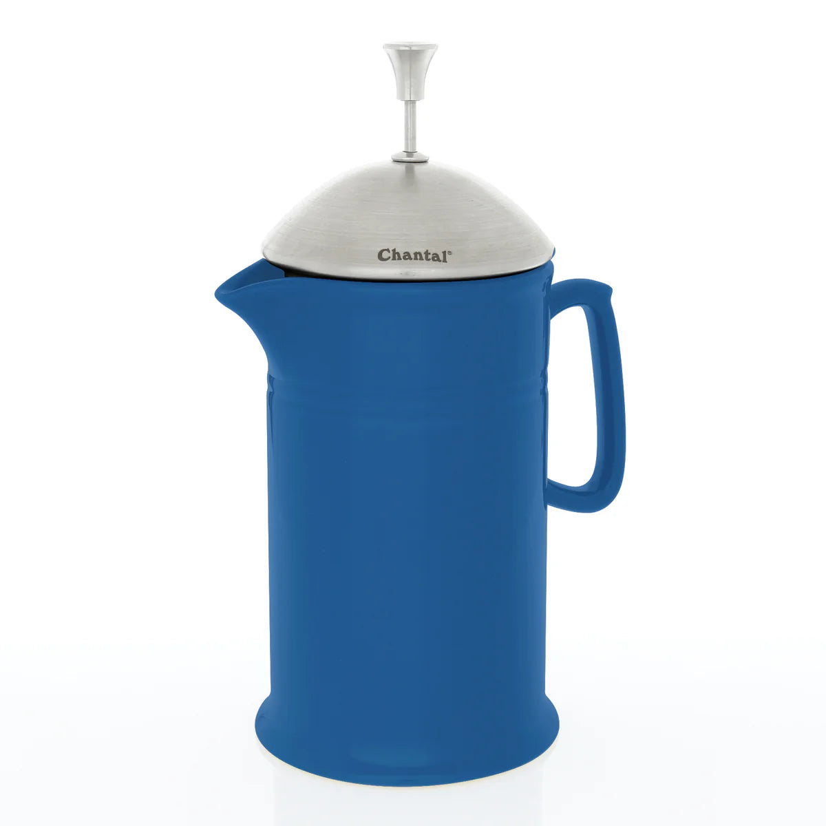 Chantal Ceramic French Press (28oz) Blue