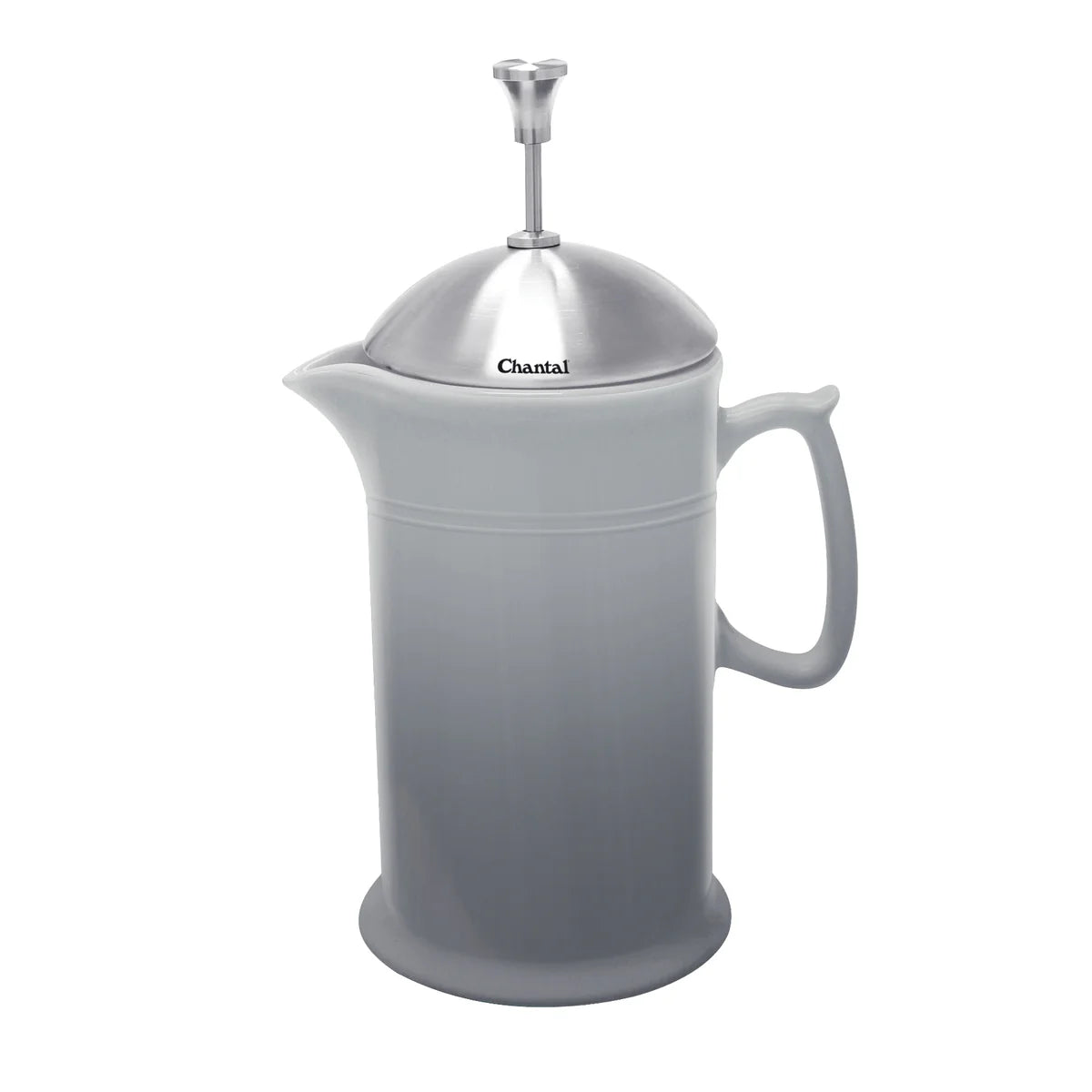 Chantal Ceramic French Press (28oz) Grey
