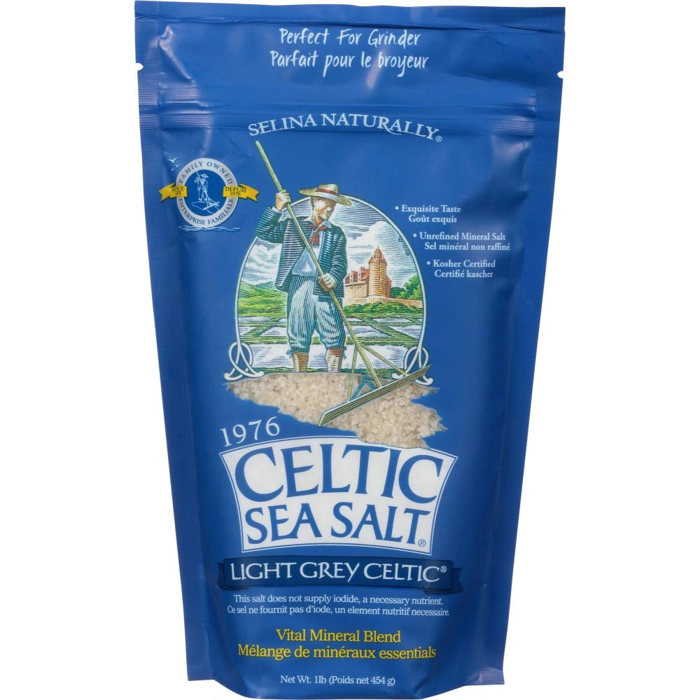 Selina Naturally Celtic Light Grey Sea Salt - 1 lb