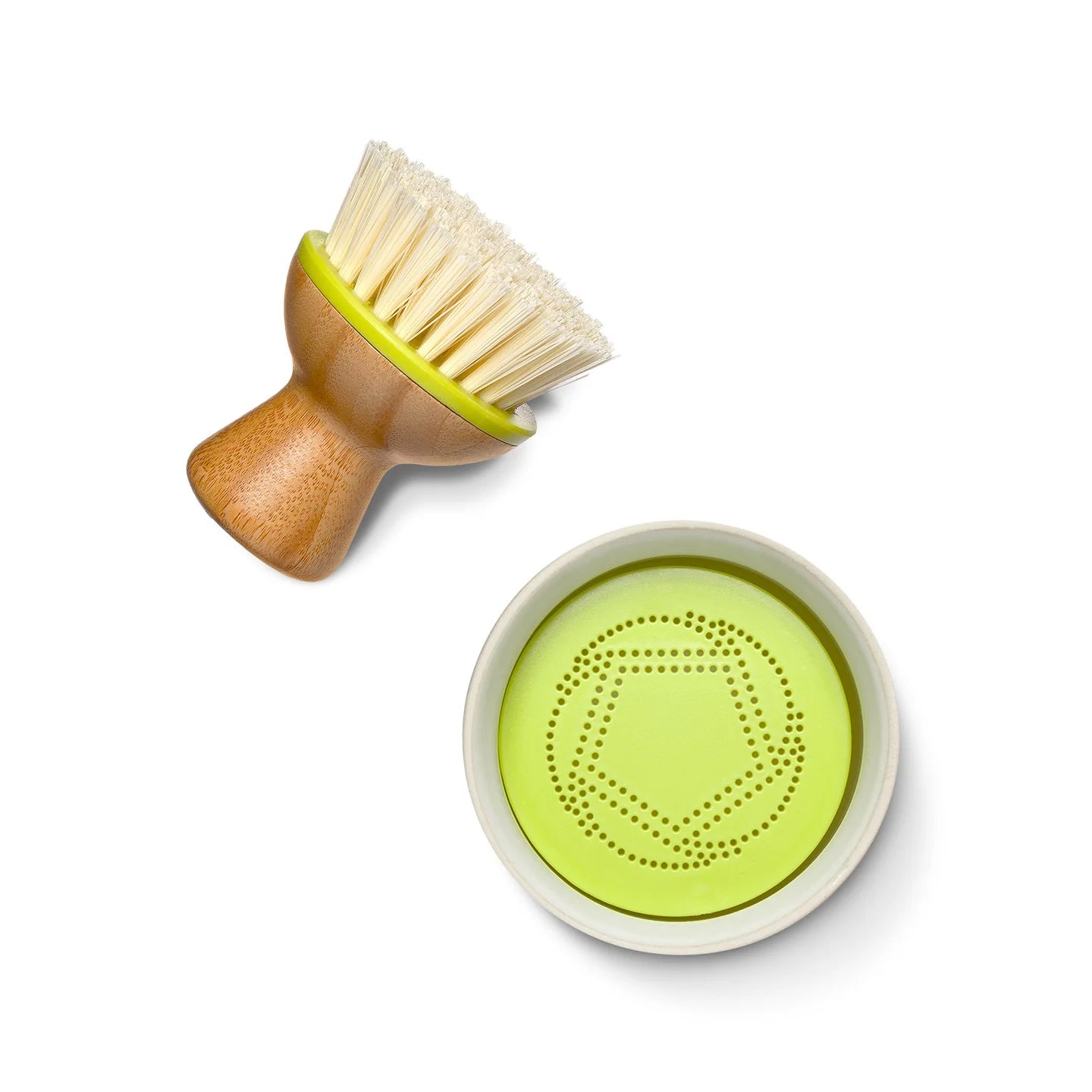 Full Circle - Bubble Up Dish Brush & Ceramic Dish