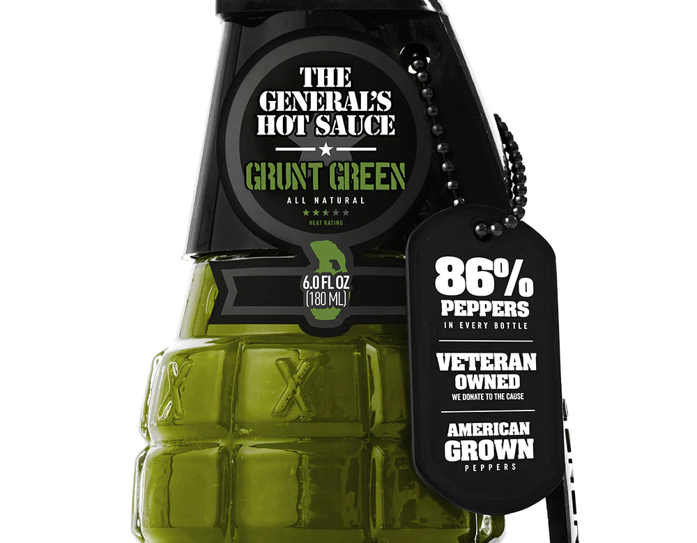 The General's Hot Sauce - Grunt Green