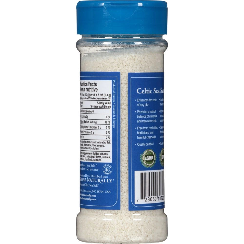 Celtic Sea Salt® Brand Fine Ground Shaker Jar (8 oz)