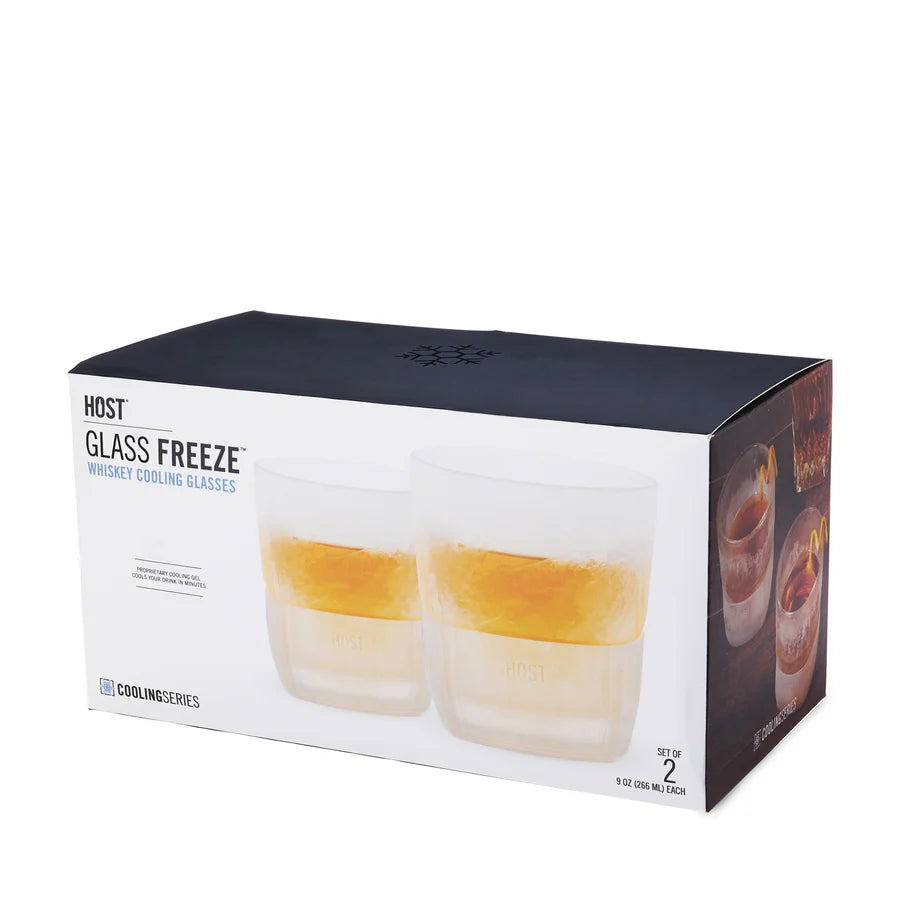 Host Glass FREEZE Whiskey Cooling Cup, Set of 2