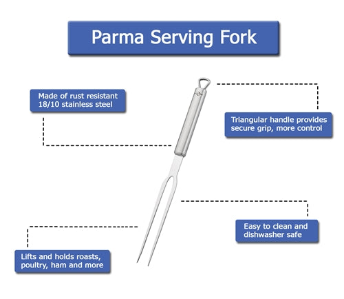 Frieling Parma Series Serving Fork, S/S, 12"