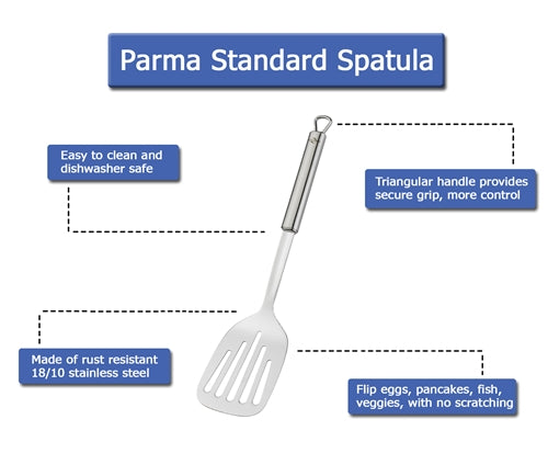 Frieling Parma Series Standard Spatula, S/S, 13.5"