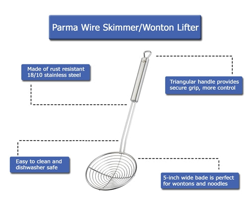 Frieling Parma Series Skimmer/Wonton Lifter, S/S, 13.7"
