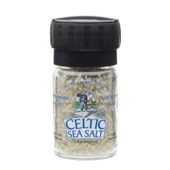 Celtic® Light Grey Sea Salt Mini Grinder (1.8 oz)