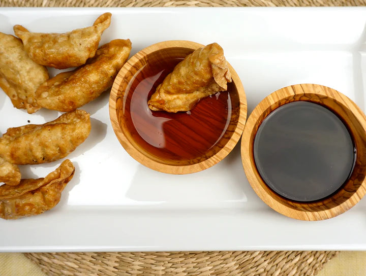 RSVP Int'l Olive Wood Dipping Bowl