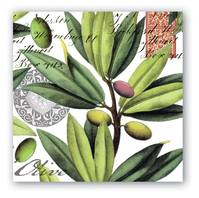 Olive Grove Cocktail Napkins