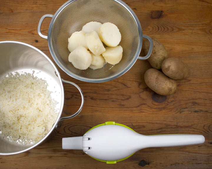 RSVP Int'l Potato Ricer - White & Green