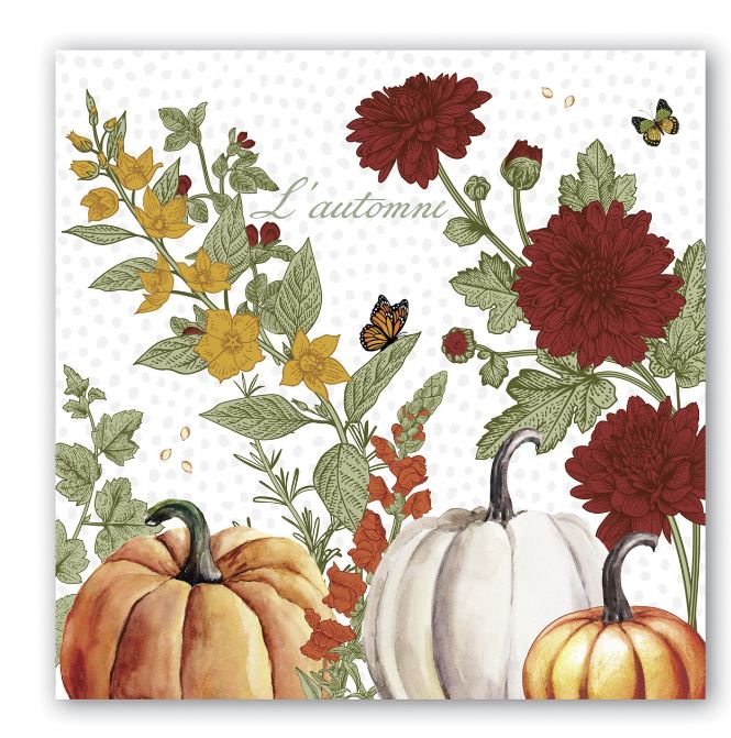 Pumpkin Delight Cocktail Napkins