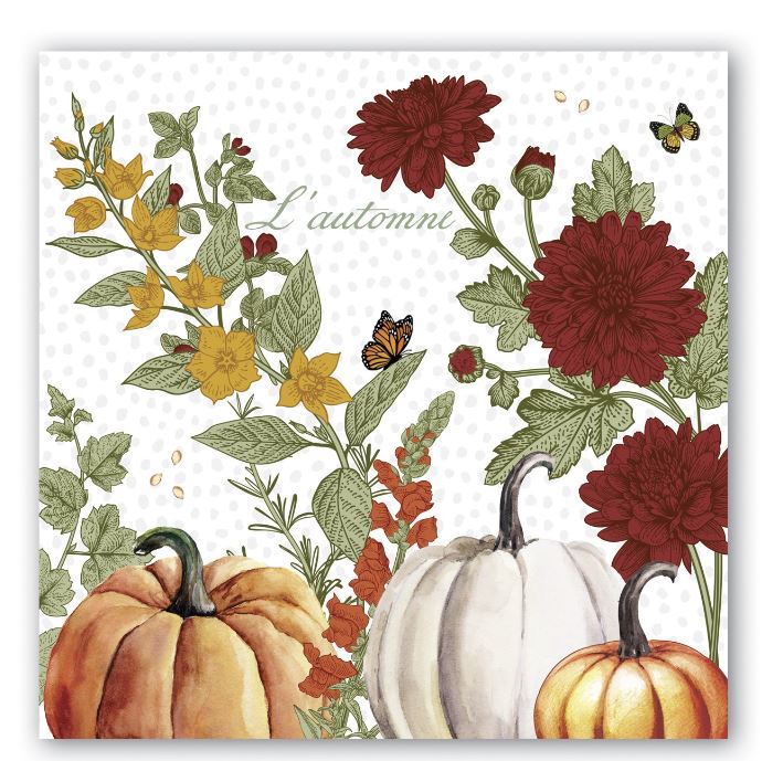 Pumpkin Delight Luncheon Napkins