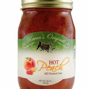 Raven's Original Hot Peach Jam 20 oz