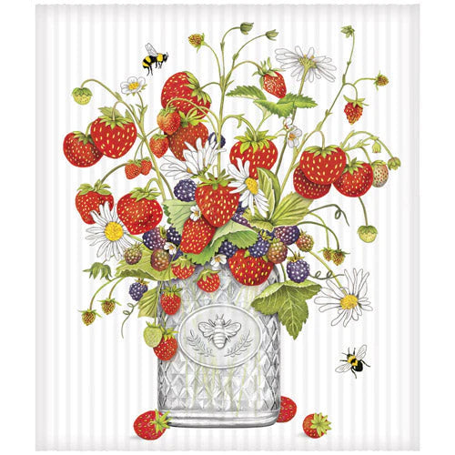 Mary Lake-Thompson Strawberry Jar Sponge Cloth