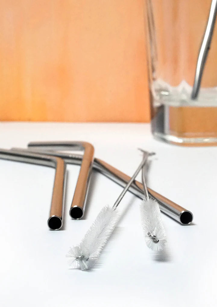RSVP Int'l Drink Straw Cleaning Brush, Set of 2
