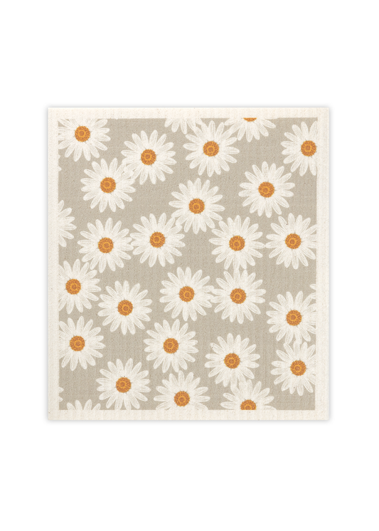 Mu Kitchen Daisies Designer Sponge Cloth