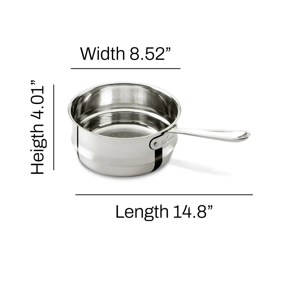 All Clad Gourmet Accessories, Universal Stainless-Steel Steamer Insert, 8 inch