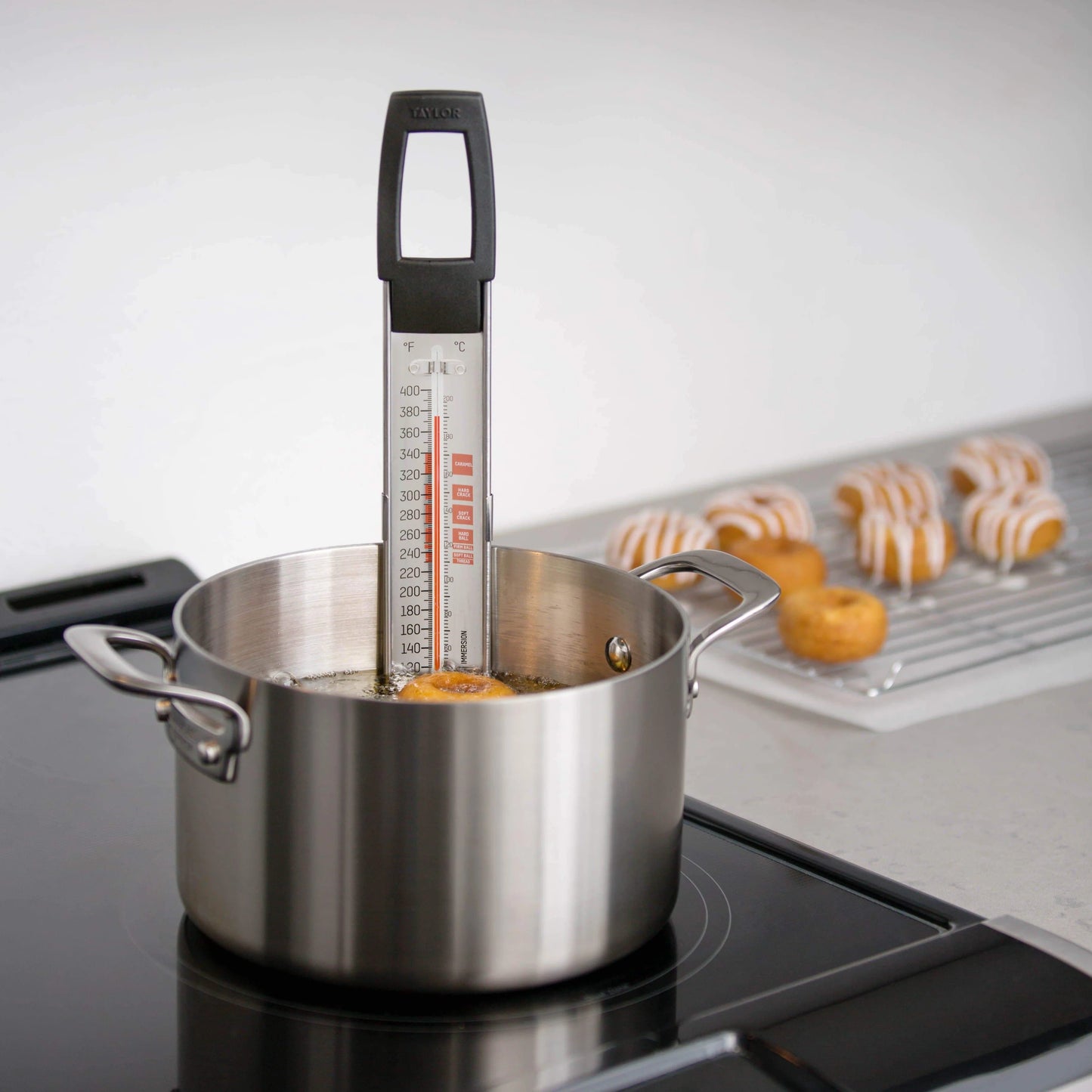 Taylor Curved Candy/Deep Fry Paddle Thermometer