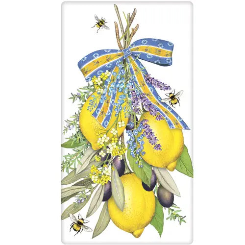 Mary Lake-Thompson Lemon Olives Towel