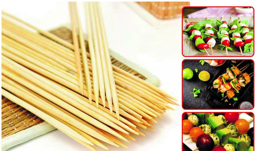 RSVP Int'l 12" Round Bamboo Skewers - 50 count