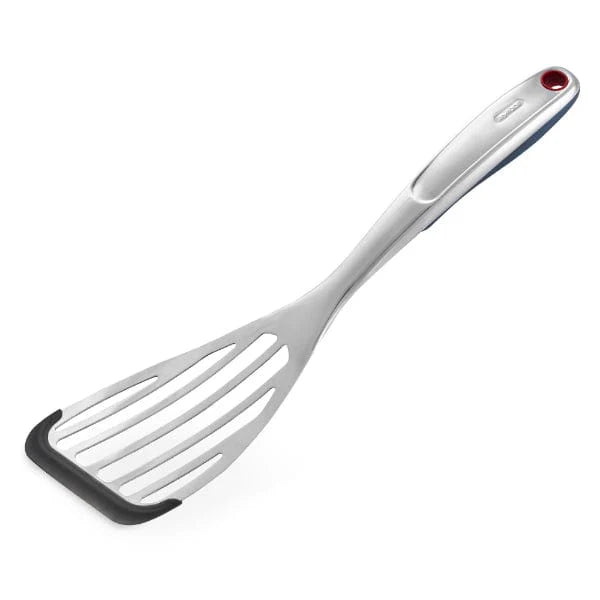 Zyliss Stainless Steel Slotted Turner w/ Silicone Edge