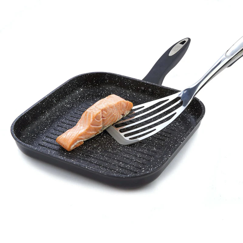 Zyliss Stainless Steel Slotted Turner w/ Silicone Edge