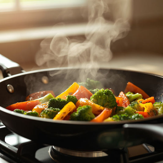 Broccoli (or Green Beans) and Peppers