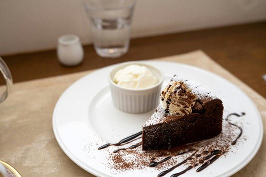 Flourless Chocolate Espresso EVOO Cake