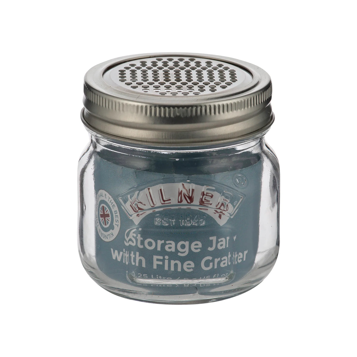 Kilner Storage Jar & Fine Grater Lid - 8.5oz