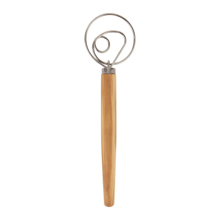 RSVP Int'l Olive Wood Swedish Dough Whisk