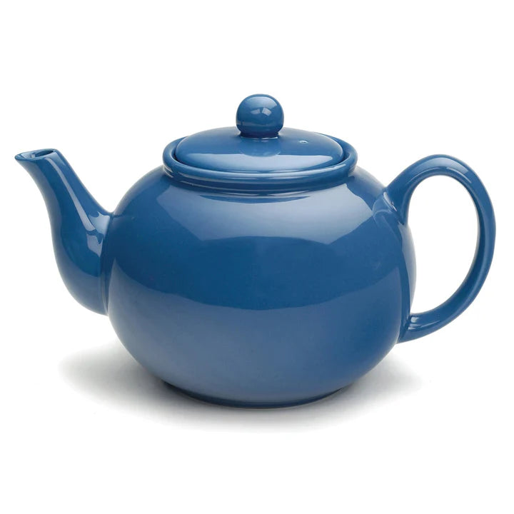 RSVP Int'l Stoneware Teapot - Light Blue