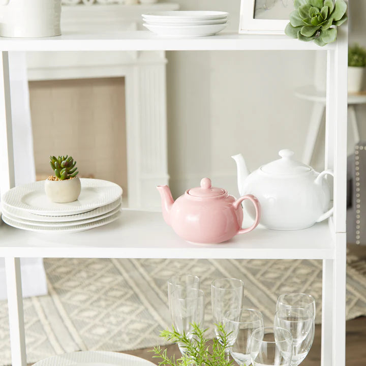 RSVP Int'l 16 oz Stoneware Teapot - Pink