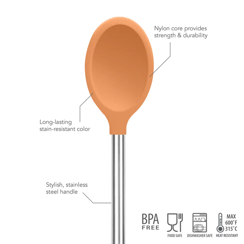 Tovolo Silicone Mixing Spoon - Apricot
