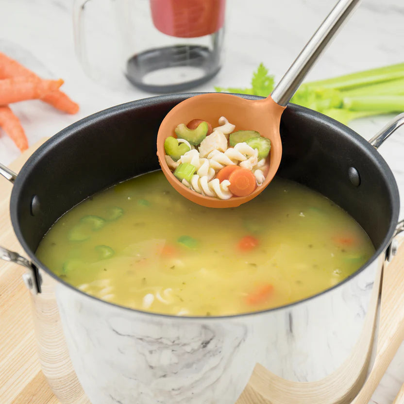 Tovolo Silicone Ladle w/ Stainless Steel Handle - Apricot