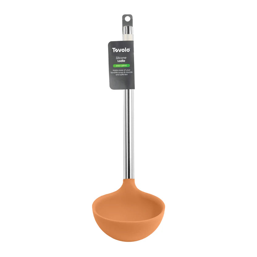 Tovolo Silicone Ladle w/ Stainless Steel Handle - Apricot