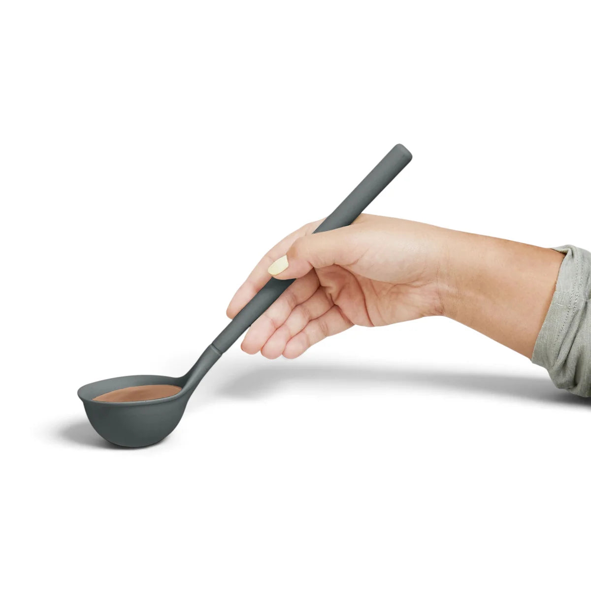 Tovolo Flex-Core Silicone Ladle - Standard - Charcoal